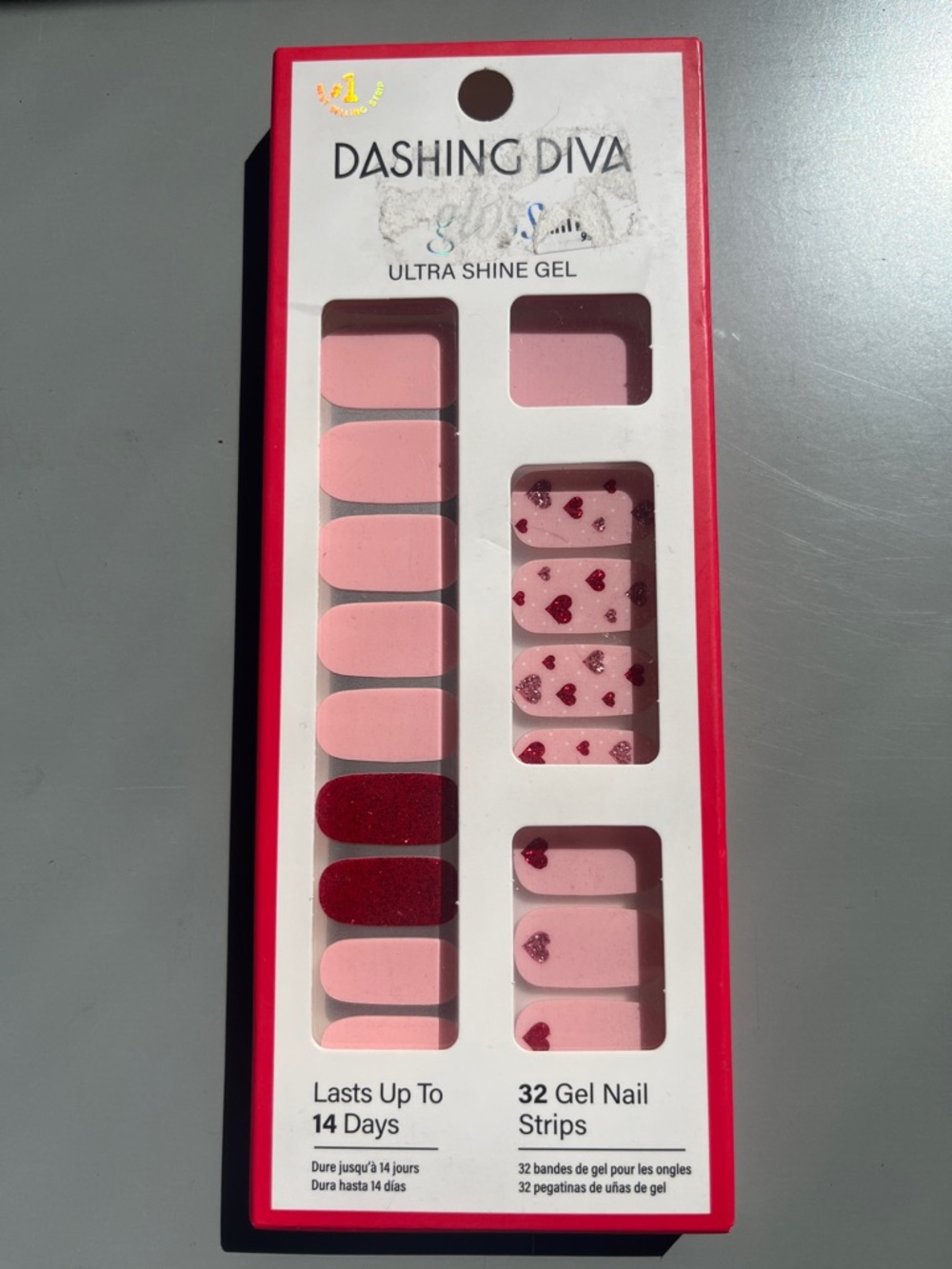 Dashing Diva Gel Gloss Palette Glitter Ultra Shine Nail Strips - Picture 3 of 4